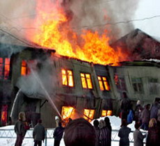 Росгосстрах выплатил 945 тысяч рублей за сгоревший дом